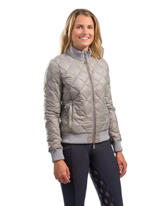 Chaqueta Acolchada Premium para Mujer, Estilo Universitario, Cortavientos, con Capucha, Transpirable, con Tejido de Memoria de Poliéster - Product Image 4