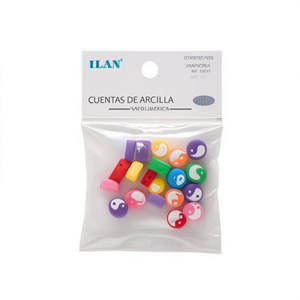 Perline in Argilla Polimerica Ilan Design Bagua 5x9mm 20pz - Product Image 1