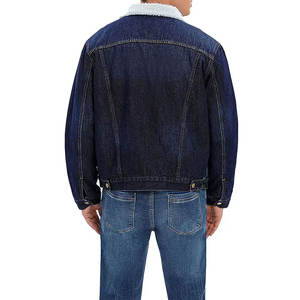 Veste en jean classique vintage délavée, écologique, respirante, décontractée pour l'automne, veste en jean cargo pour homme - Product Image 2