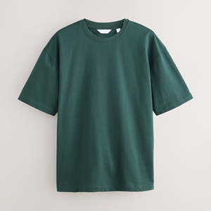เสื้อยืดคอกลมผู้ชาย ผ้าฝ้าย 100% คุณภาพสูง สกรีนโลโก้ได้ตามต้องการ เสื้อผ้าออกกำลังกาย แขนสั้น ราคาส่ง - Product Image 4