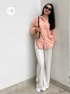 Pantalones de viscosa mezclada LINEN, resistentes a la decoloración y al encogimiento, de fabricante vietnamita, OEM ODM, buena calidad - Product Image 3