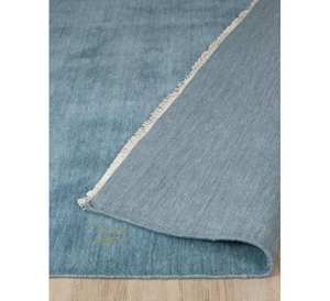 พรมปูพื้นสีน้ำเงิน ลายแบบนามธรรม ซักได้ คุณภาพสูง เหมาะสำหรับสัตว์เลี้ยง ขนสั้น ถักด้วยมือ ดีไซน์สวยงาม มีจำหน่ายแล้ว - Product Image 1