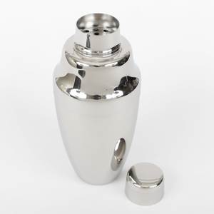 Coctelera clásica de metal con tapa hermética para mezclar bebidas, cócteles y mocktails - Product Image 4