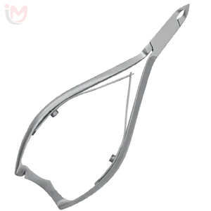 Coupe-ongles professionnel en acier inoxydable robuste avec poignée antidérapante, outil de podologie pour ongles épais, lame incurvée, outil de pédicure - Product Image 2