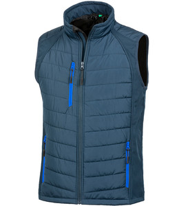 Chaleco Acolchado para Hombre, Chaleco Inflable Azul Marino, Chaqueta Inflable Cálida de Invierno para Hombre - Product Image 5