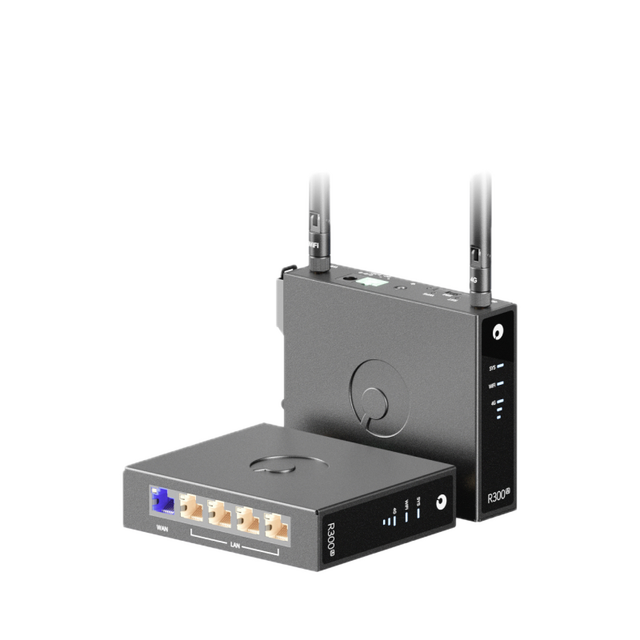 AweSeed R300A Dual SIM RS485 DIN-Rail WiFi SD-WAN Gateway CPE 2 Antennas for IoT ATM Smart Device 4G LTE Industrial Router
