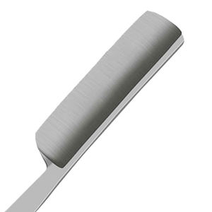 Navaja de barbero plegable de acero inoxidable con mango acrílico y filo recto para hombres y niños, soporte plegable para afeitar la barba - Product Image 6