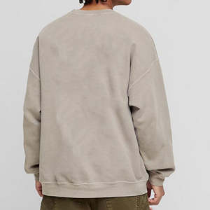 Sudaderas de Cuello Redondo Unisex con Logotipo Personalizado al por Mayor, Sudadera de Manga Larga para Hombre, Jersey Liso sin Capucha - Product Image 2