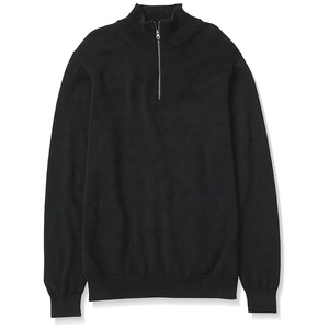 2026 High Quality Stand Collar 1/4 <b>Half</b> <b>Zip</b> Sweatshirt Fleece Thick Pullover Plain <b>Men's</b> Streetwear Oversized Sweatshirt - Product Image 1
