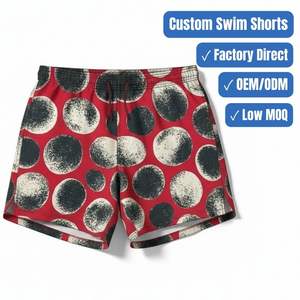 Fabricante de Shorts de Baño con Logotipo Personalizado, OEM, Marca Privada, Shorts de Playa de Secado Rápido, Shorts de Baño de Verano - Product Image 1