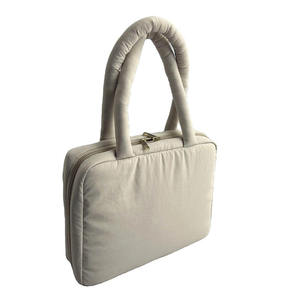 Bolsa de Mano de Lona de Algodón con Logotipo Personalizado al por Mayor, con Bolsillo con Cremallera, Promocional para Mujer, Reutilizable, Diseño Personalizado, Envío Personalizado - Product Image 5