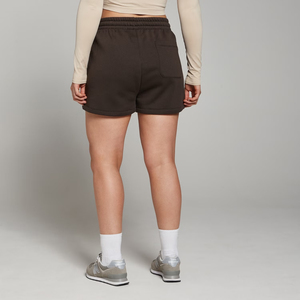 Shorts Deportivos de Cintura Alta para Mujer, para Clima Frío, de Felpa, Casuales, Cómodos, con Logotipo Personalizado - Product Image 2
