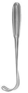 Crego Periosteal Elevator Curved Blunt Sharp Stainless Steel 19.5cm General Surgery <b>Instrument</b> By Grip Surgical - Product Image 2
