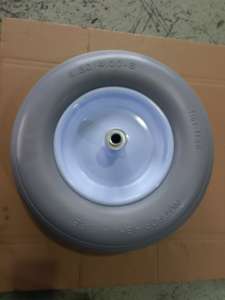 Rueda de Poliuretano Antipinchazos de 16 Pulgadas Fabricada en Vietnam, Llanta de Acero para Carretilla, Carro de Jardín, Herramienta para Césped y Jardín - Product Image 2