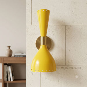 Custom Mid Century Modern Brass Yellow Glossy Finish Handmade <b>Wall</b> <b>Sconce</b> for Luxury Bedroom Living Room Hotel Decor - Product Image 5