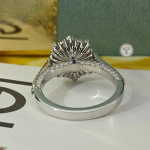 แหวนเพชรเพาะเลี้ยง 2.80 กะรัต รับรองโดย IGI สำหรับผู้หญิง ทอง 14K 18K แหวนหมั้นหรูหรา ของขวัญเครื่องประดับเจ้าสาวสำหรับงานแต่งงาน - Product Image 4