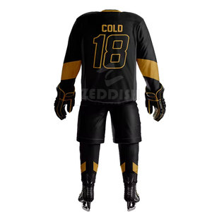 Maillots et Shorts de Hockey sur Glace en Polyester Respirant Écologique de Haute Qualité, Meilleur Design, Impression de Logo Personnalisé, pour Adultes 2026 - Product Image 4