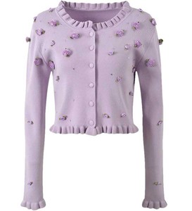 Cárdigan de punto transpirable con cuello en V y perlas delicadas para hombre, suéter con botones y textura de diamante para eventos exclusivos - Product Image 1