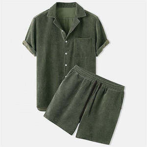 Cotton T-shirt and Short Set for Men Custom Man Shorts and Tshirt Set Men's T-shirts of 2 Pieces - Product Image 6