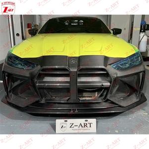 Parachoques Delantero de Fibra de Carbono Seca Z-ART para BMW M3 <span class=keywords><strong>M4</strong></span> 2021+, Parachoques de Fibra de Carbono Prepreg para BMW G80 G82 G83 - Product Image 6