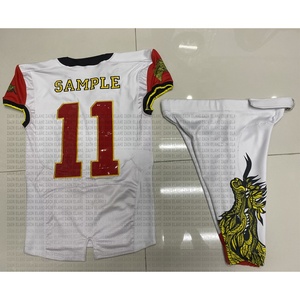 Uniformes de football américain en sergé pour hommes, vêtements de sport, uniformes d'entraînement courts, nom personnalisé, meilleure vente, 2025 - Product Image 2