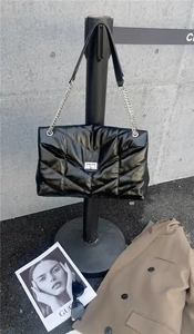 Nuevo bolso de cuero para mujer, bolso de cadena de cuero, gran capacidad, bolso de hombro cruzado de moda para mujer - Product Image 6