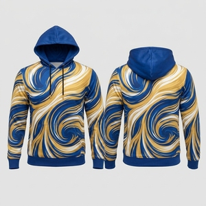 Sweat-shirt à capuche pour homme de qualité supérieure, sublimation, tissu polyester à séchage rapide, flexible - Product Image 6