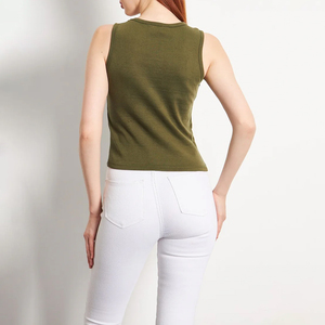Women's High Quality Tank <b>Top</b> Best Seller for Summer Fitness Casual Style with Front Logo Breathable Design New Arrival - Product Image 2