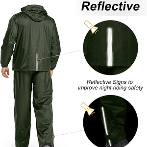 Combinaison de pluie d'hiver respirante et imperméable avec logo personnalisé, veste coupe-vent et pantalon durables pour toutes les conditions météorologiques - Product Image 3