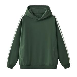 Sweat-shirt à capuche en molleton épais 350 GSM de marque tendance, ensemble de sport décontracté pour hommes et femmes, logo brodé 3D personnalisé - Product Image 1