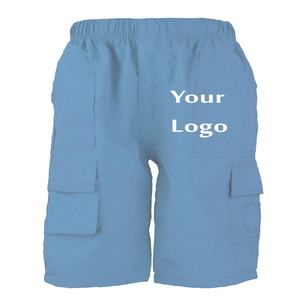 กางเกงขาสั้นผ้าฝ้ายแห้งเร็วสำหรับผู้ชายกางเกงขาสั้นกีฬาลำลองสำหรับกีฬาโต้คลื่นชายหาดและฤดูร้อนแฟชั่นของเด็กผู้ชาย - Product Image 2