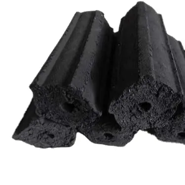Briquetas de carbón de cáscara de coco Carbón natural respetuoso con el medio ambiente de ignición rápida de calidad superior