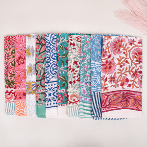 Foulard carré unisexe en coton multicolore style bohème, bandana multi-usage, bracelet, accessoire pour cheveux, doux pour la peau, idéal pour sac - Product Image 1