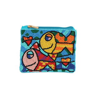 Monedero con cuentas de calidad de exportación, mini cartera de moda para mujer, para monedas, efectivo y artículos de cosmética, disponible a un precio razonable. - Product Image 1