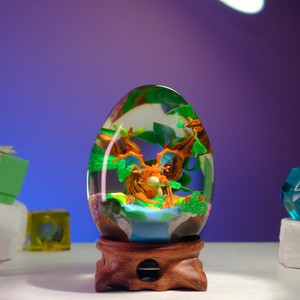 Lampe en résine personnalisée, lampe en résine Snolax, veilleuse personnalisée, lampe Pokémon en époxy, lampe Art Déco, cadeau personnalisé, cadeau fait main - Product Image 1