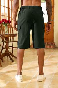 Pantalones Cortos Cargo para Hombre, de Secado Rápido, Ligeros, para Senderismo, Trabajo o Golf, con 5 Bolsillos con Cremallera - Product Image 3