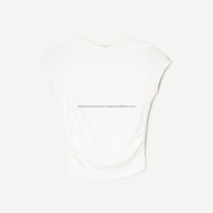 Camiseta personalizada de manga corta para mujer, camisa de sublimación de Color brezo de poliéster en blanco - Product Image 6