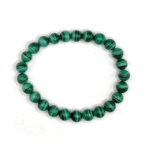 Pulsera Elástica de Piedras Preciosas Auténticas al por Mayor, Pulsera de Cristal Tallado con Diseño de Amor para Hombres y Mujeres, Joyería Curativa, Regalo - Product Image 1