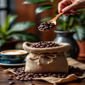 Grains de café au goût riche, parfum profond, texture onctueuse et qualité excellente pour les cafés, restaurants, hôtels et foyers - Product Image 5