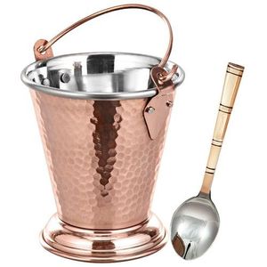 Luxury Handmade <b>Copper</b> Champagne Ice Bucket with Stainless Steel Liner Beverage Chiller for Wine Parties Hotels and Bars - Product Image 6
