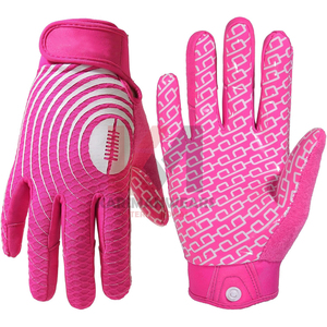 Gants de football américain personnalisés OEM, pour l'entraînement, avec logo de marque privée, vente en gros, approvisionnement en vrac pour les marques sportives et les détaillants - Product Image 1