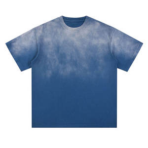T-shirt Homme Délavé à l'Acide, Meilleure Vente, pour Streetwear, Design Personnalisé, Séchage Rapide, avec Service OEM - Product Image 1