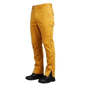 แฟชั่นออกกำลังกายผู้ชาย สไตล์ลำลอง คุณภาพสูง ปรับแต่งได้ ผ้าสี่ทิศทางยืดหยุ่น 100% ผ้าฝ้ายแคนวาส ซับในผ้าฟลีซ ซักแบบแซนด์วอช ยางยืด - Product Image 1