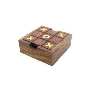 Jeu de Tic Tac Toe XO en bois personnalisé à prix abordable – Idéal pour les fêtes et la famille – Offre spéciale - Product Image 2
