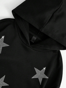 เสื้อฮู้ดดี้ผู้ชายแบบเต็มตัว รุ่นใหม่ล่าสุด สไตล์ 3 มิติ ประดับด้วยคริสตัล สำหรับฤดูหนาว ผลิตตามสั่ง 100% ผ้าฝ้าย กันน้ำ เป็นมิตรกับสิ่งแวดล้อม รับผลิตแบบ OEM - Product Image 4