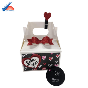 Eco-Friendly Paper <b>Valentine</b> Gift Carrier <b>Box</b> with Custom Branding Options - Product Image 2
