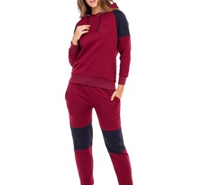 Oferta Especial: Conjuntos Deportivos con Capucha para Mujer, Ropa Urbana de Invierno, 100% Algodón Orgánico, Ligeros, Reversibles, con Logotipo Personalizado Impreso en Felpa - Product Image 4