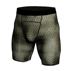 Custom Logo <b>Compression</b> Men <b>Shorts</b> Plus Size Athletic Sports Workout Running Men Gym <b>Compression</b> <b>Shorts</b> With Pockets - Product Image 2
