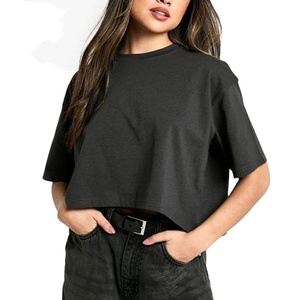 Camiseta Deportiva Corta Personalizada, Negra, Oversize, Corte Regular, Ecológica, de Secado Rápido, Transpirable, Mezcla de Algodón - Product Image 1