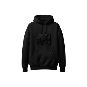 Sweat à capuche unisexe surdimensionné personnalisé en gros, vierge, épais, avec impression en relief, style streetwear - Product Image 2